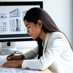 공룡메카드 에피소드 별 줄거리 - **

"A confident Latina architect in a modern, sunlit office. She's reviewing blueprints, wearing st...